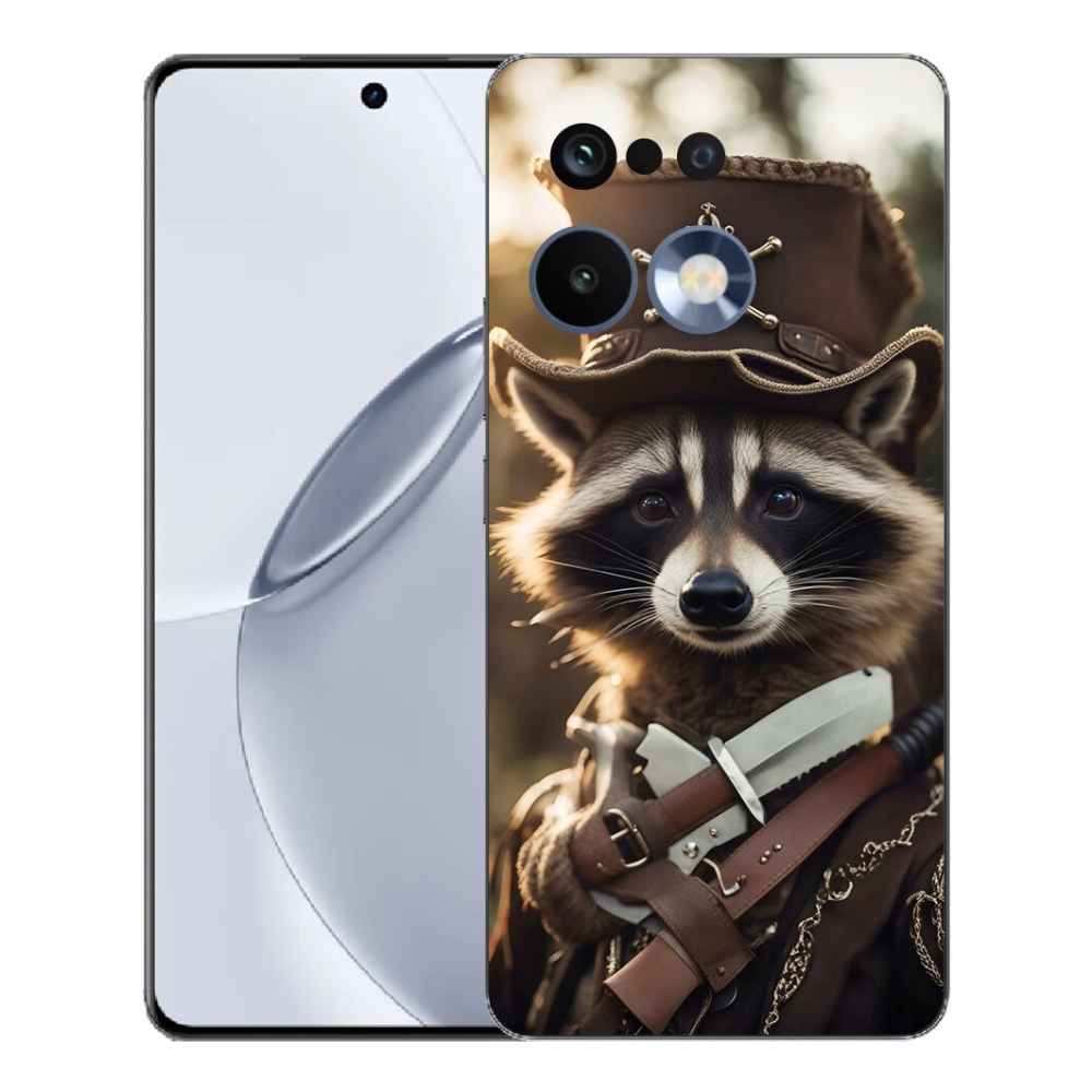 mmCase gélhuzat a Realme 16 Pro+ készülékhez – egyenruhás mosómedve