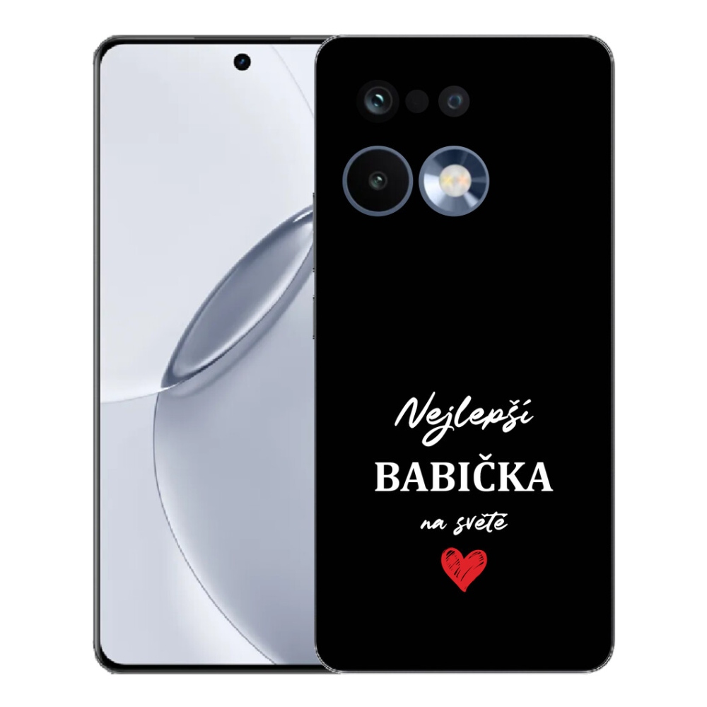 mmCase gél tok a Realme 16 Pro+ készülékhez – a legjobb nagymama 1, fekete háttérrel