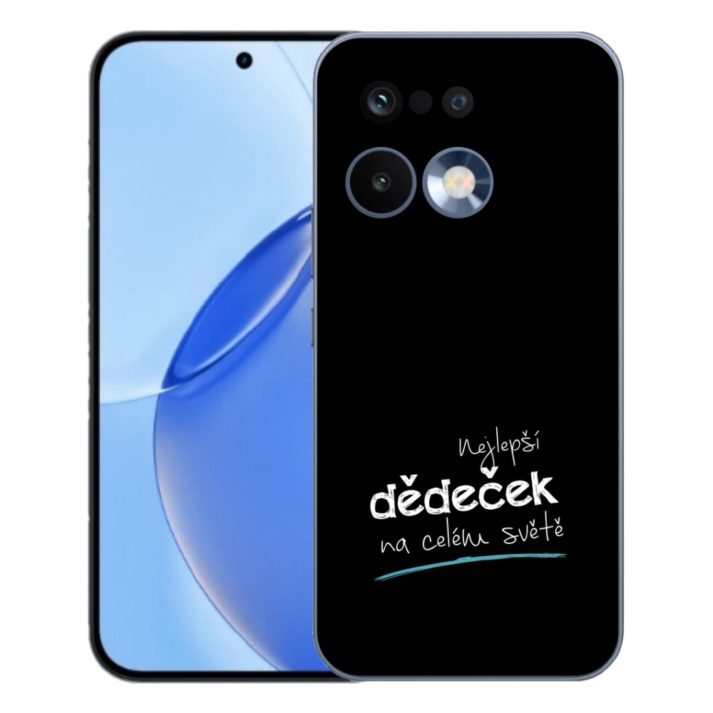 mmCase gél tok a Realme 16 Pro-hoz – a legjobb „nagypapa 3” fekete háttérrel