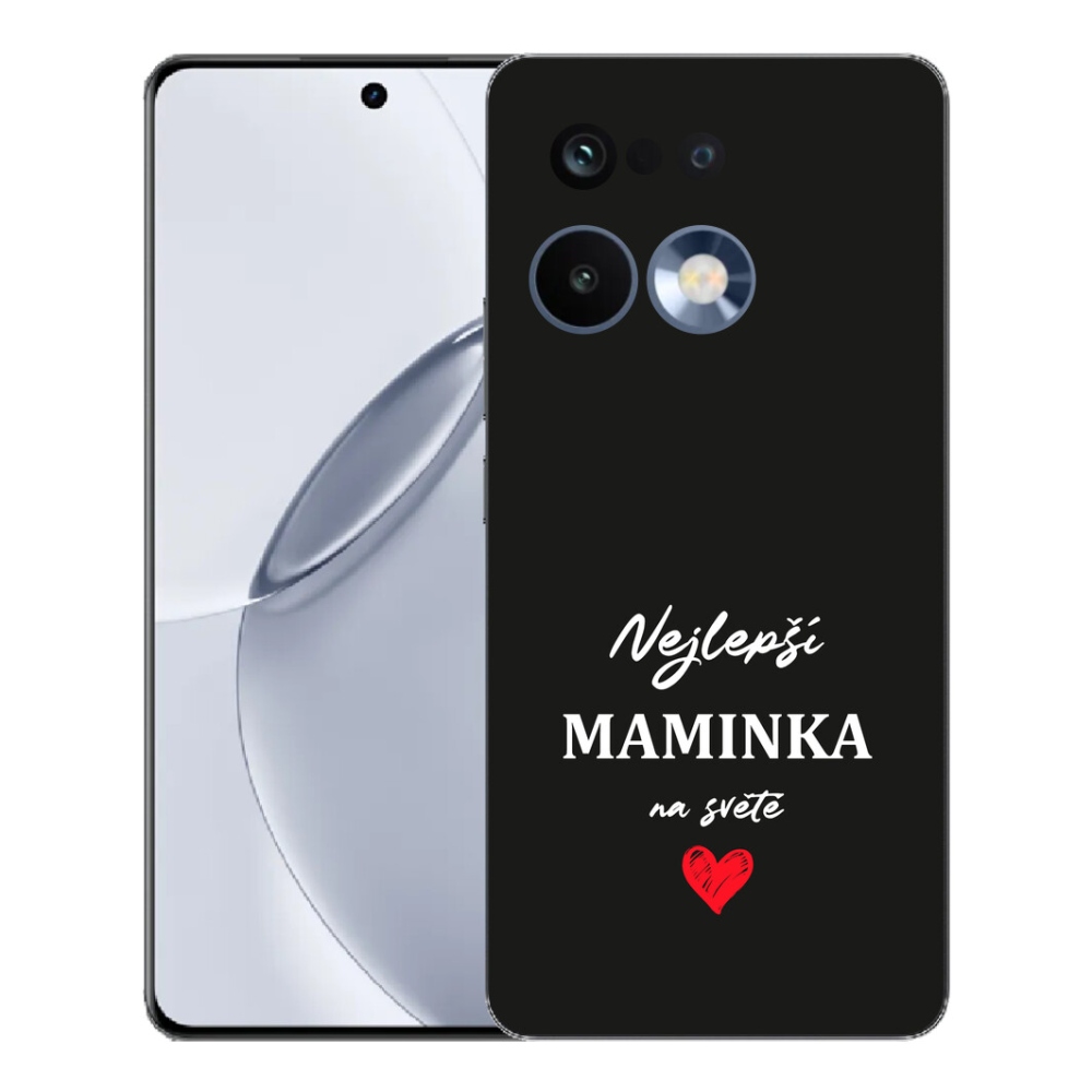 mmCase géltok a Realme 16 Pro+ készülékhez – „A legjobb anyuka 1” fekete háttérrel