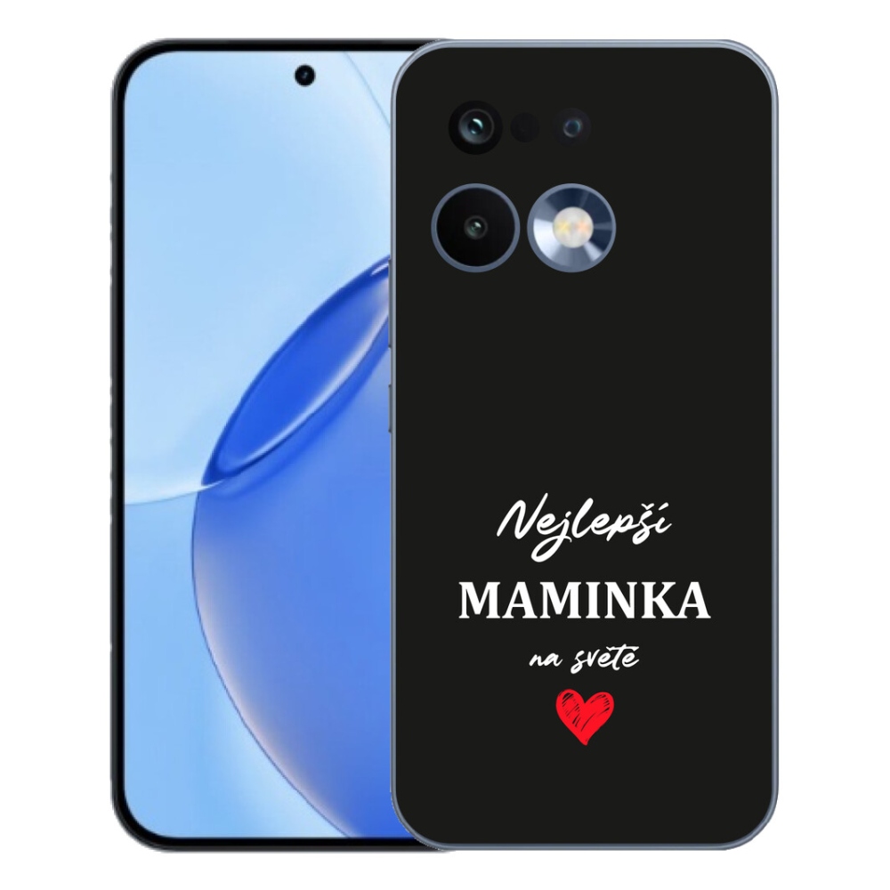 mmCase géltok a Realme 16 Pro-hoz – „A legjobb anyuka 1” fekete háttérrel