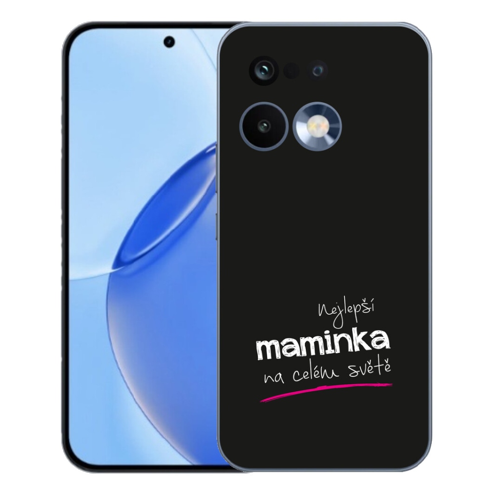 mmCase géltok a Realme 16 Pro-hoz – „A legjobb anyuka 4” fekete háttérrel