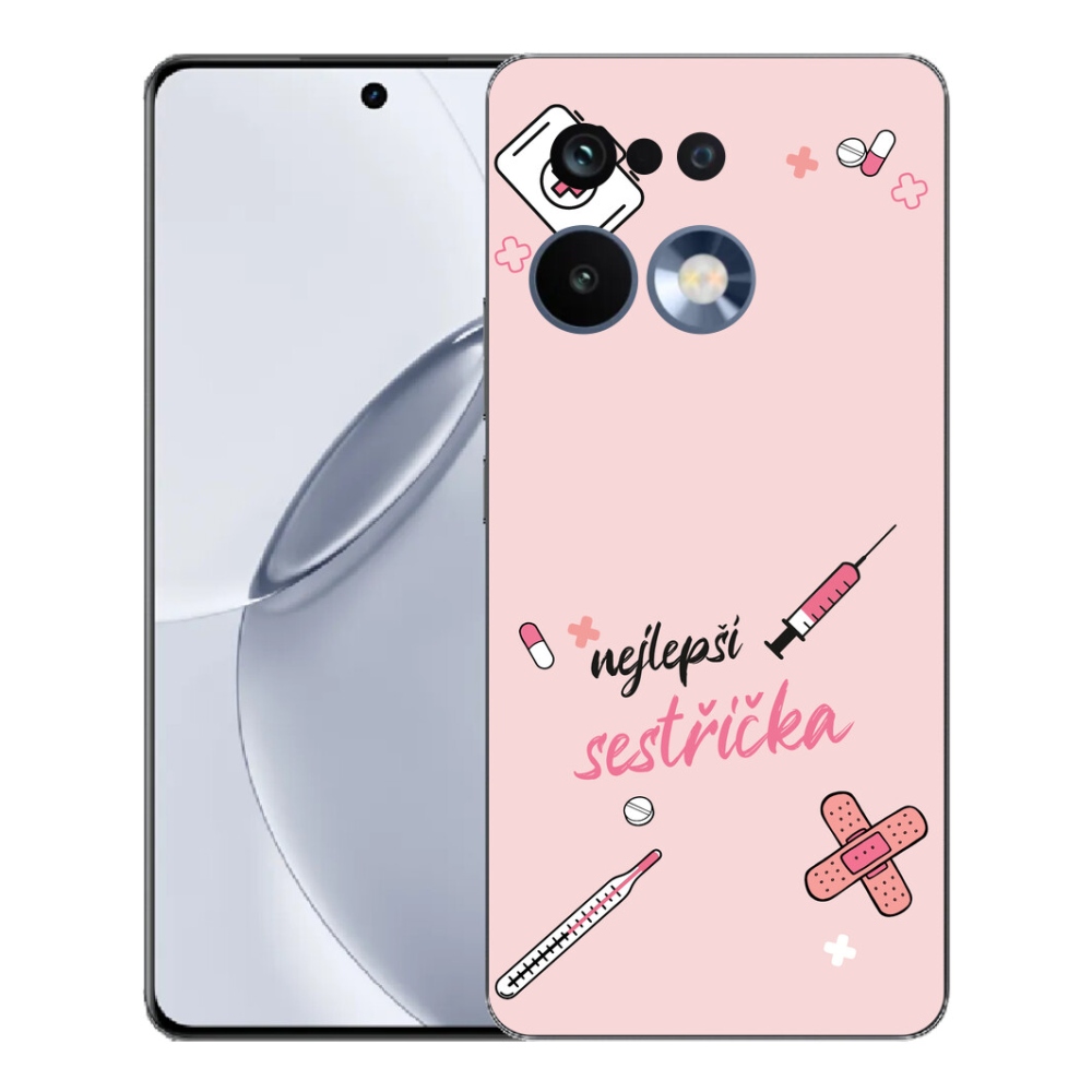 mmCase gél tok a Realme 16 Pro+ készülékhez – a rózsaszín háttér legjobb kiegészítője