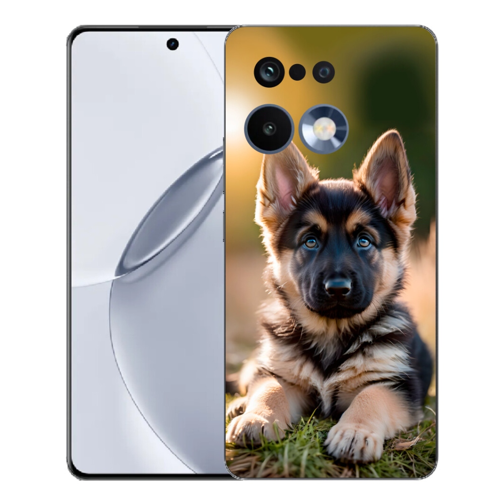 mmCase géltok a Realme 16 Pro+ készülékhez – német juhászkutya a természetben