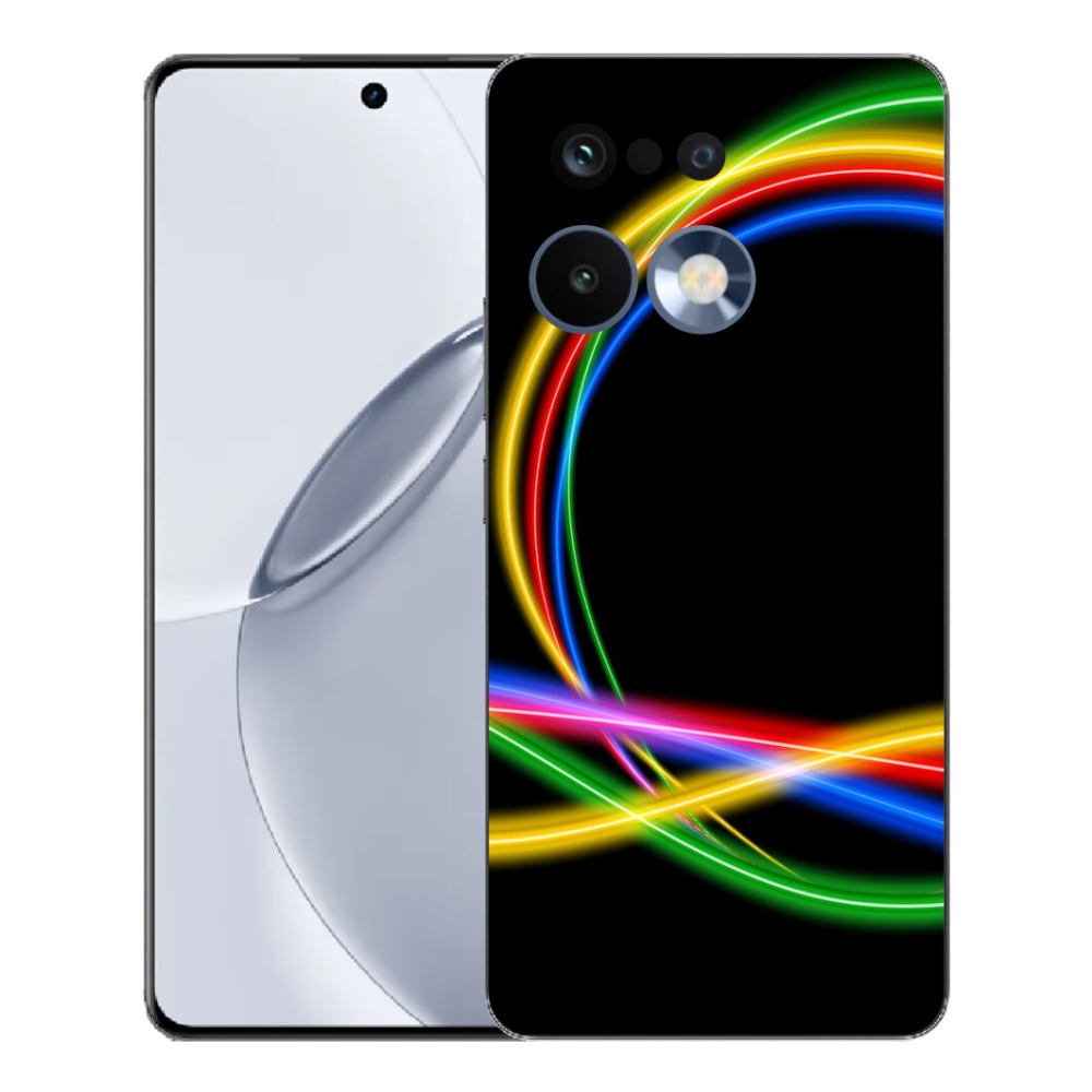 mmCase gélhuzat a Realme 16 Pro+ készülékhez – neonkörök