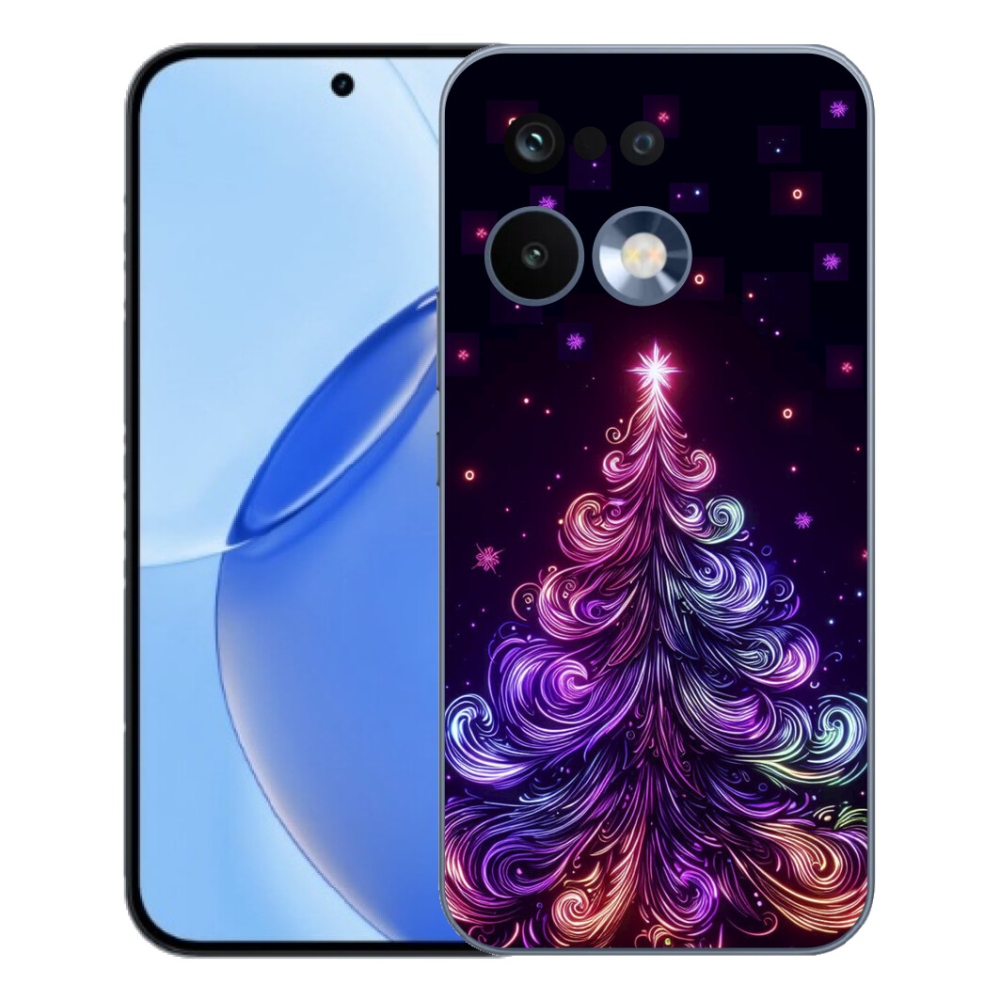 mmCase gél tok a Realme 16 Pro-hoz – neon karácsonyfa 1