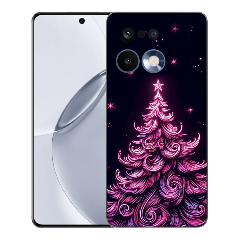 mmCase gél tok a Realme 16 Pro+ készülékhez – neon karácsonyfa 2