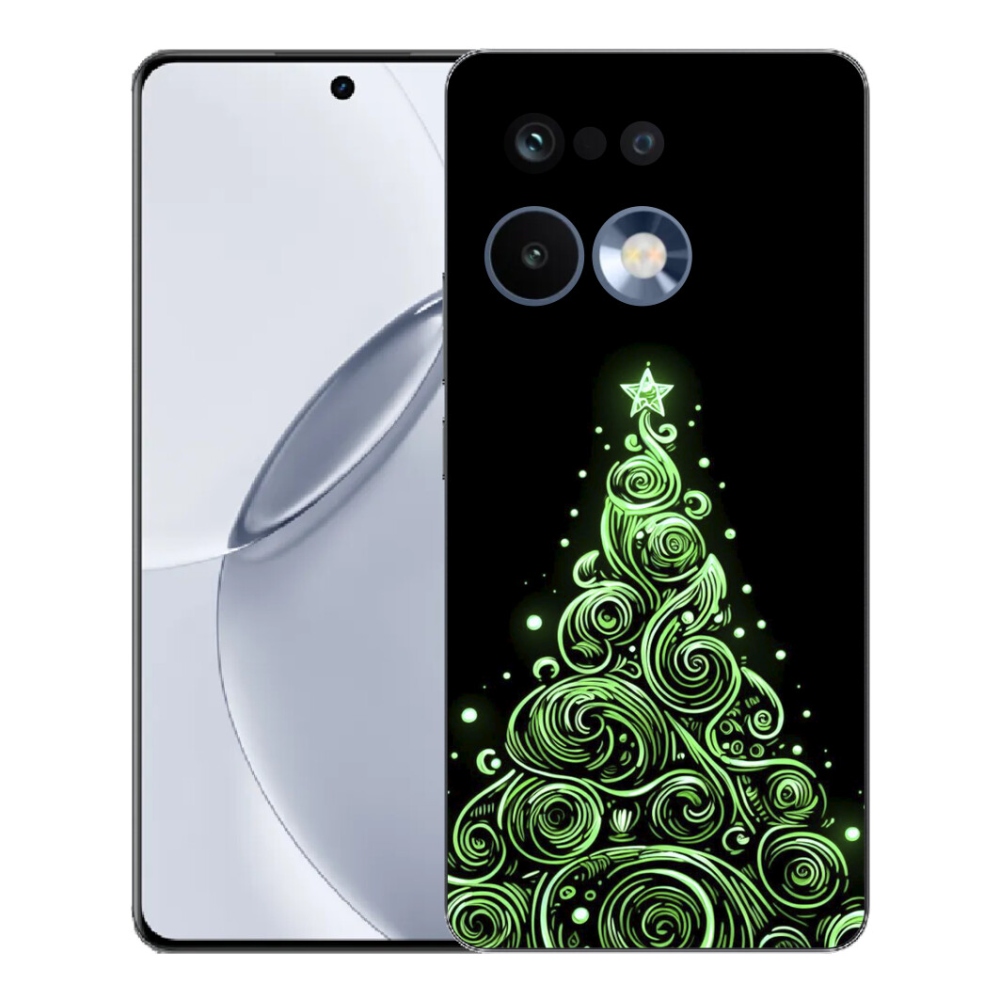 mmCase gél tok a Realme 16 Pro+ készülékhez – neon karácsonyfa 3