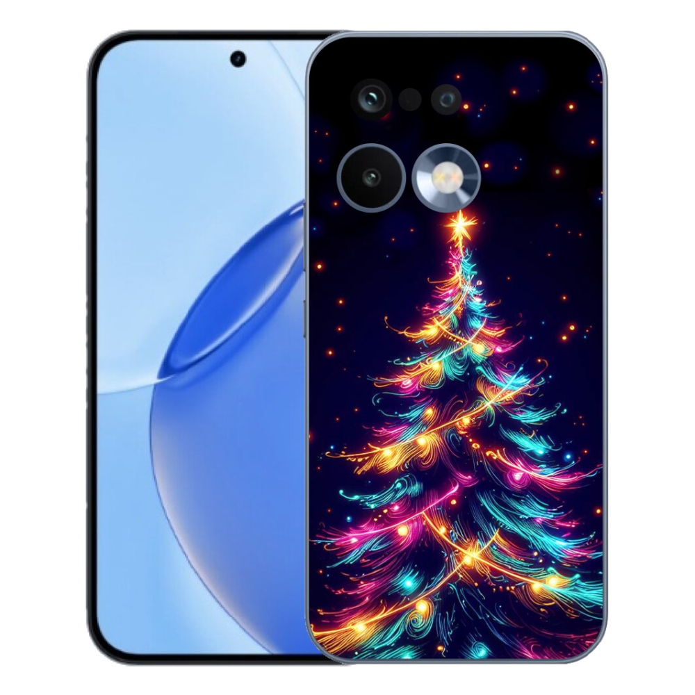 mmCase gél tok a Realme 16 Pro-hoz – neon karácsonyfa