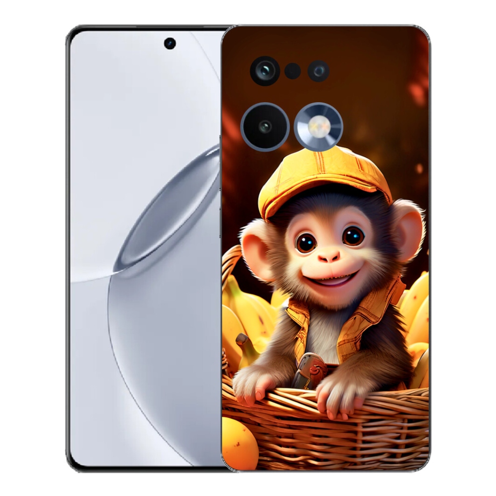 mmCase gél tok a Realme 16 Pro+ készülékhez – majom a kosárban