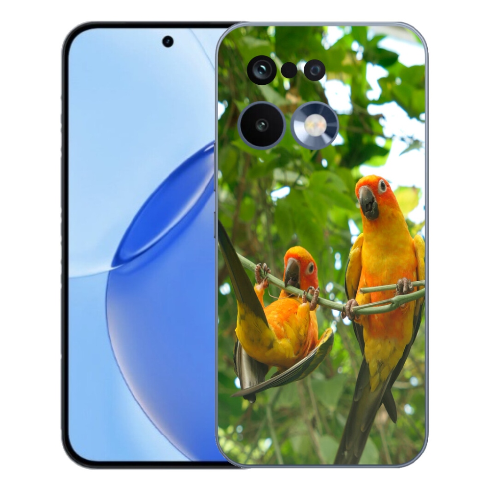 mmCase gélhuzat a Realme 16 Pro-hoz – aratinga papagájok