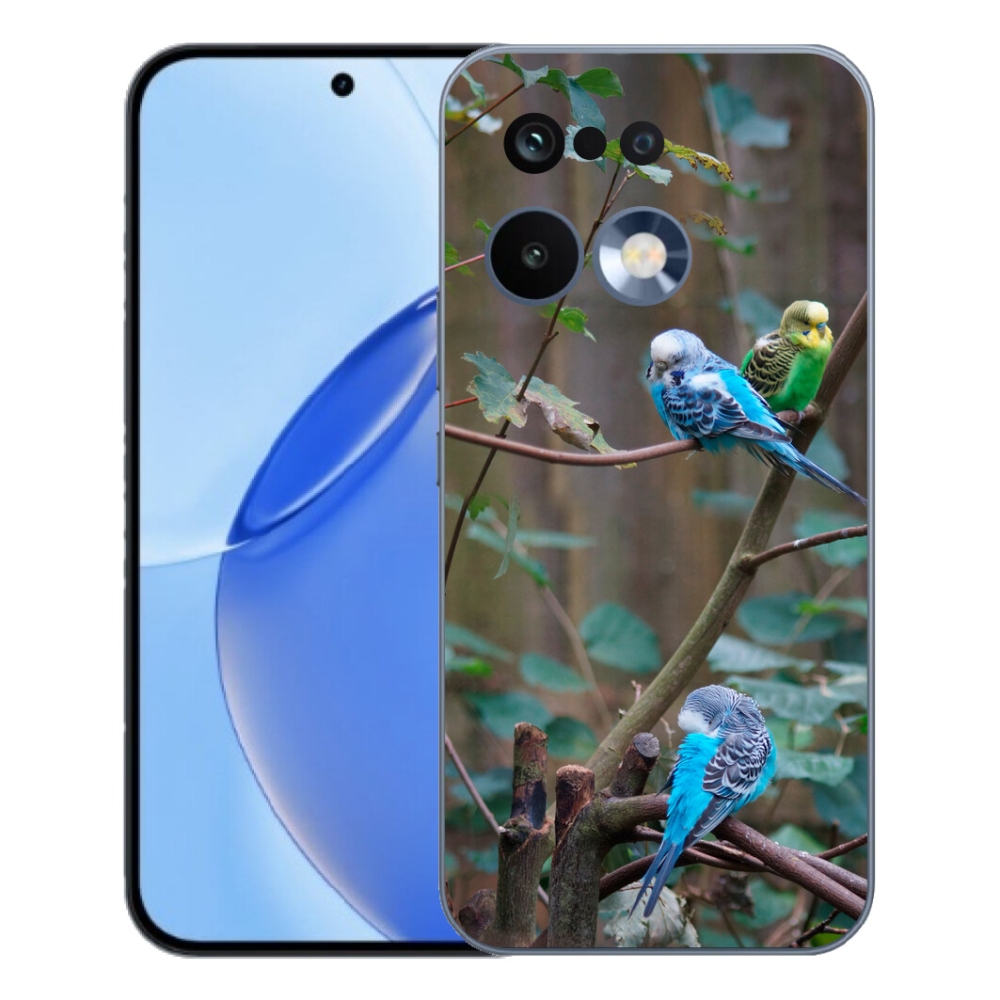 mmCase géltok a Realme 16 Pro-hoz – papagájok egy ágon