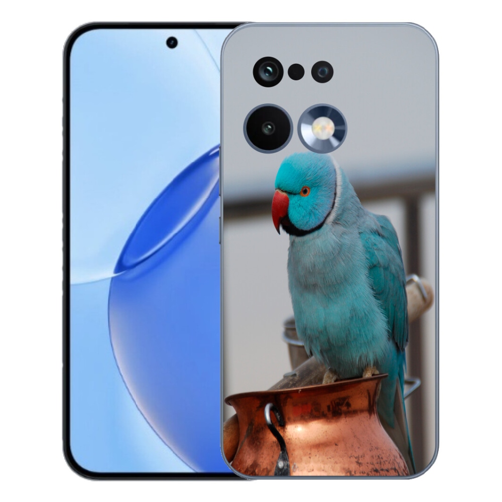 mmCase géltok a Realme 16 Pro-hoz – kék alexandri papagáj
