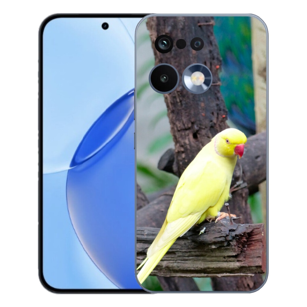 mmCase géltok a Realme 16 Pro-hoz – sárga alexandri papagáj