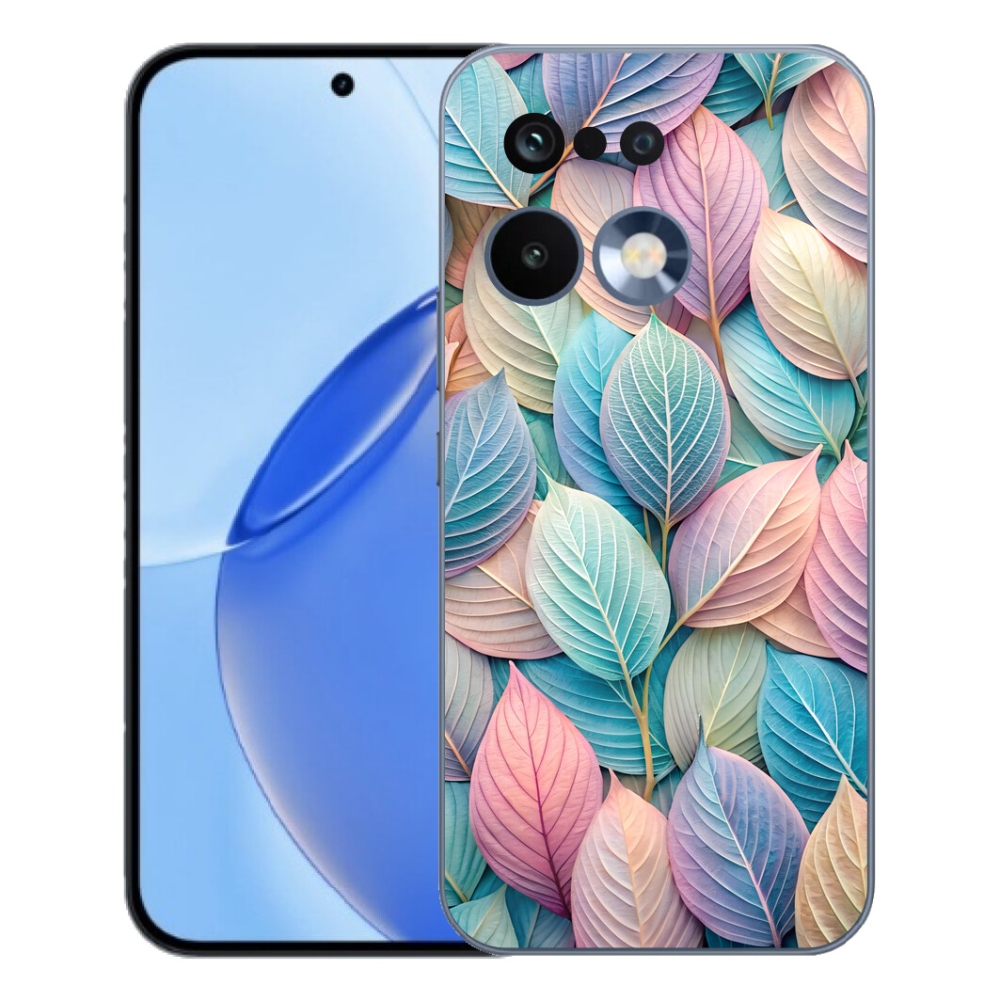 mmCase gélhuzat a Realme 16 Pro-hoz – pasztell levelek