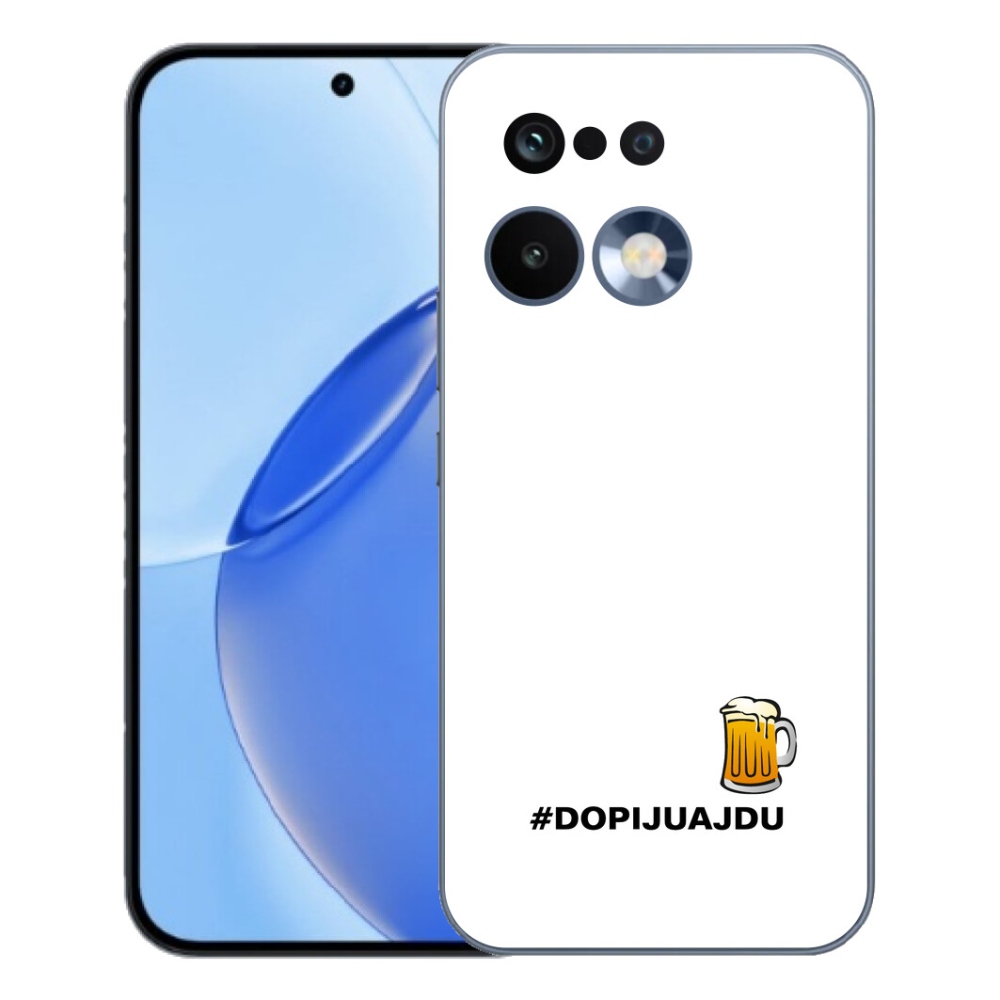 mmCase géltok a Realme 16 Pro-hoz – sörös motívum, 1 db fehér háttérrel