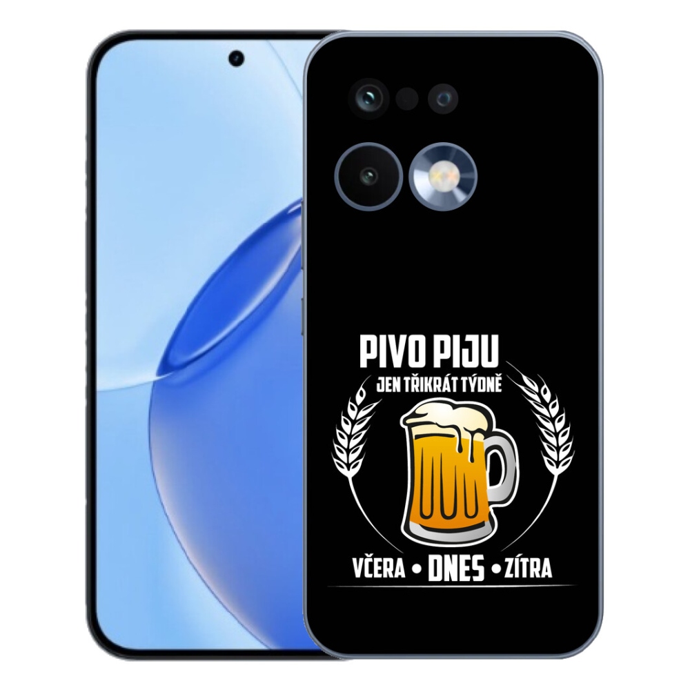 mmCase géltok a Realme 16 Pro-hoz – sörös motívum, fekete háttér