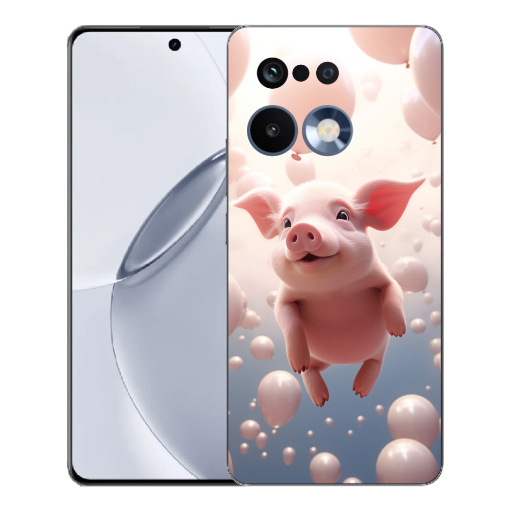 mmCase géltok a Realme 16 Pro+ készülékhez – malac léggömbökkel