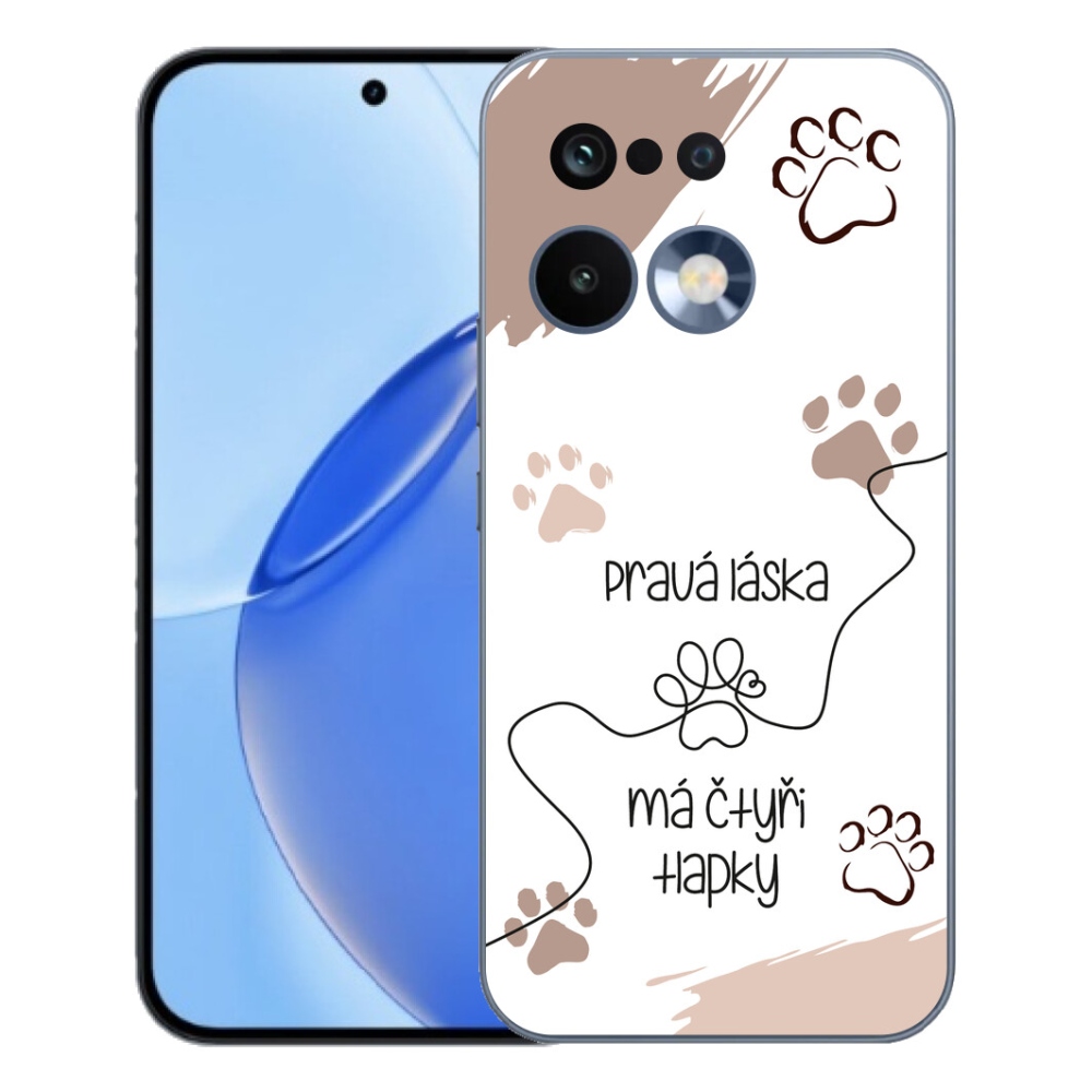 mmCase géltok a Realme 16 Pro-hoz – kutyás motívum, 1 db, fehér háttérrel