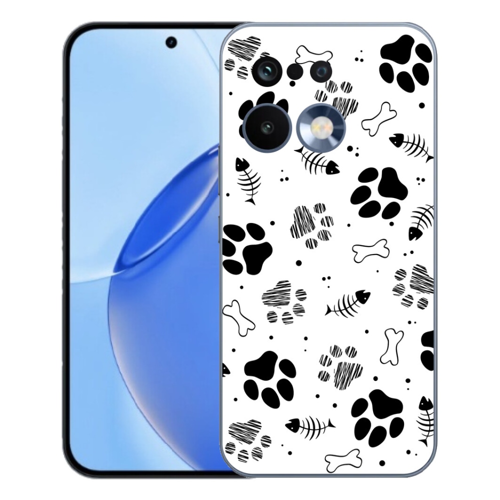 mmCase gél tok a Realme 16 Pro-hoz – kutyus mancsok 1