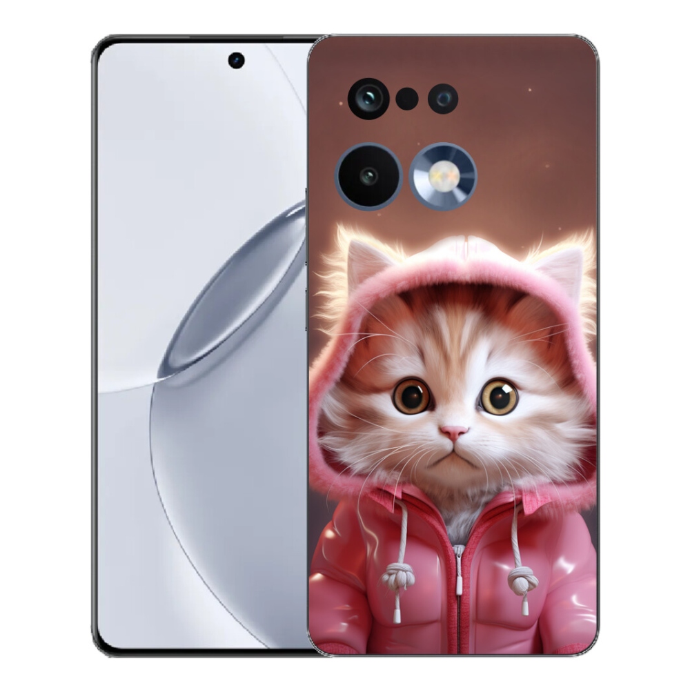 mmCase gél tok a Realme 16 Pro+ készülékhez – aranyos cica 3