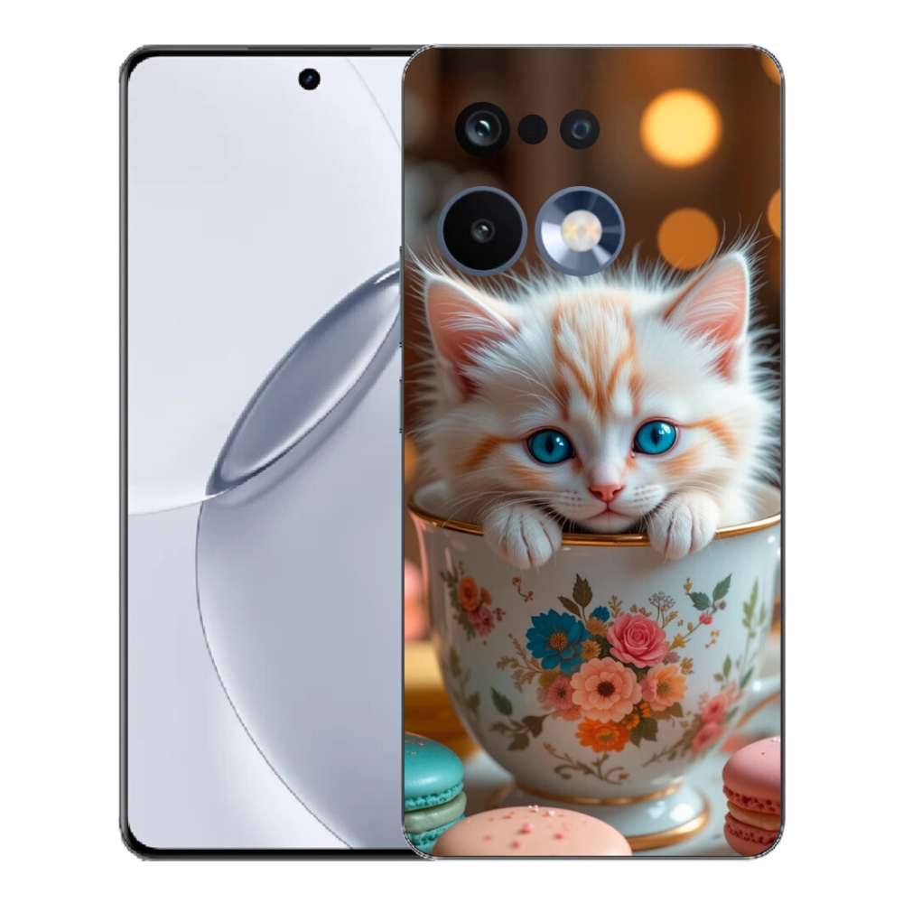 mmCase gél tok a Realme 16 Pro+ készülékhez – aranyos cica 6