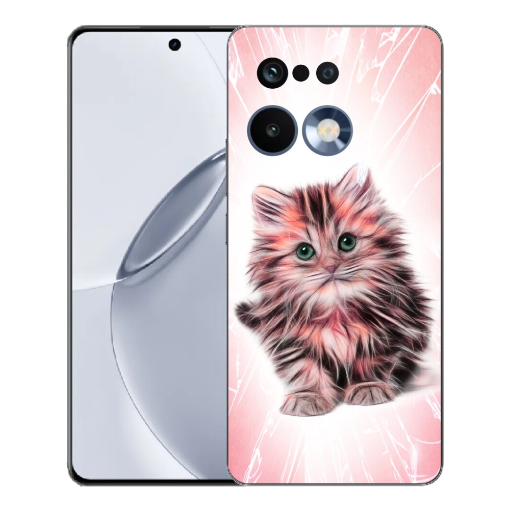 mmCase gél tok a Realme 16 Pro+ készülékhez – aranyos cica