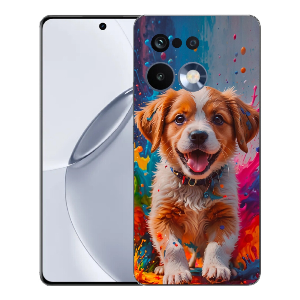 mmCase gél tok a Realme 16 Pro+ készülékhez – aranyos kiskutya 3