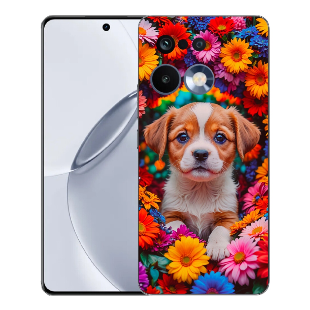 mmCase gél tok a Realme 16 Pro+ készülékhez – aranyos kiskutya