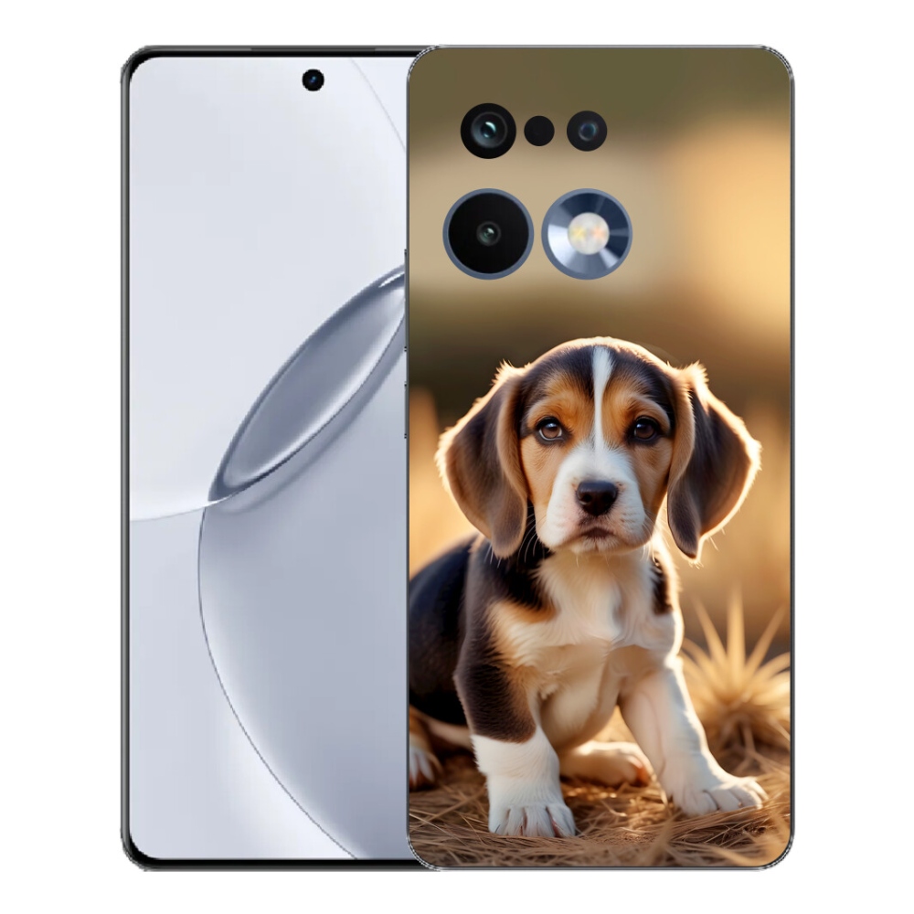 mmCase gél tok a Realme 16 Pro+ készülékhez – aranyos beagle