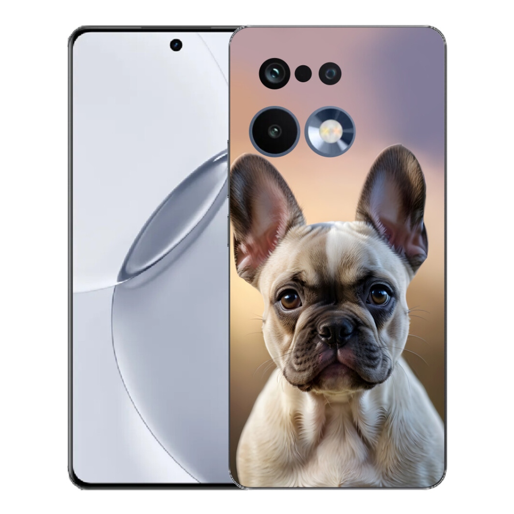 mmCase gél tok a Realme 16 Pro+ készülékhez – aranyos francia buldog