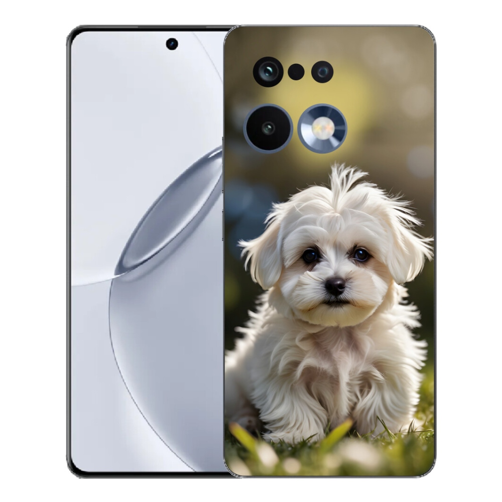 mmCase gél tok a Realme 16 Pro+ készülékhez – aranyos máltai kutyus