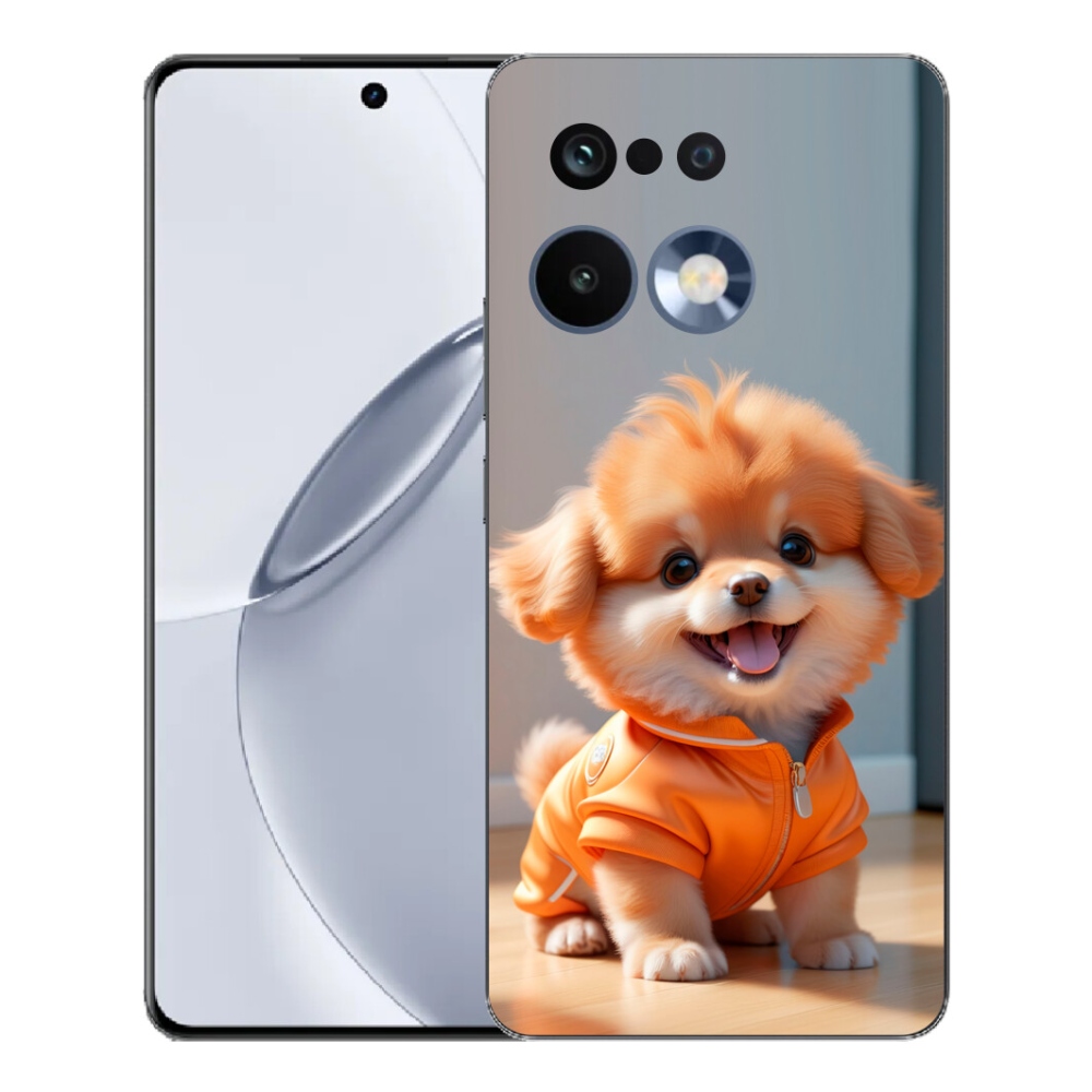mmCase géltok a Realme 16 Pro+ készülékhez – aranyos pomerániai pulóverben