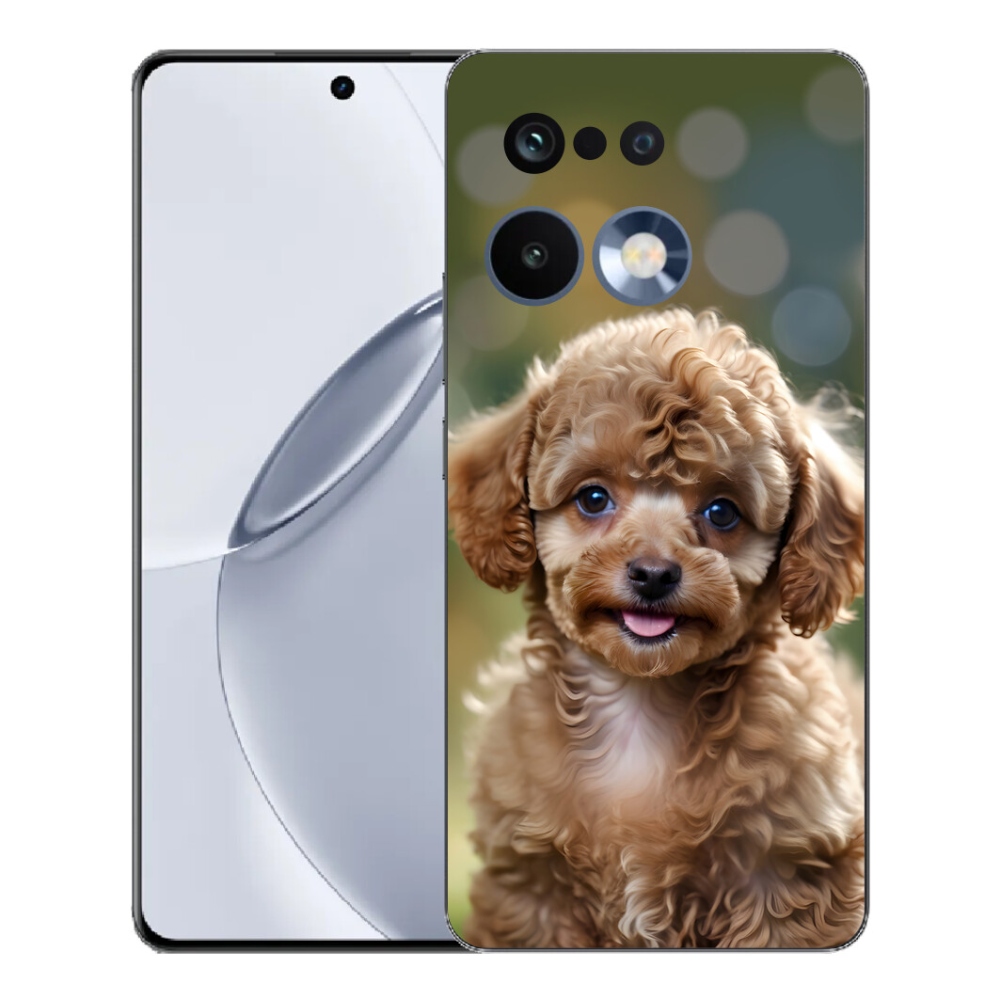 mmCase gél tok a Realme 16 Pro+ készülékhez – aranyos pudli