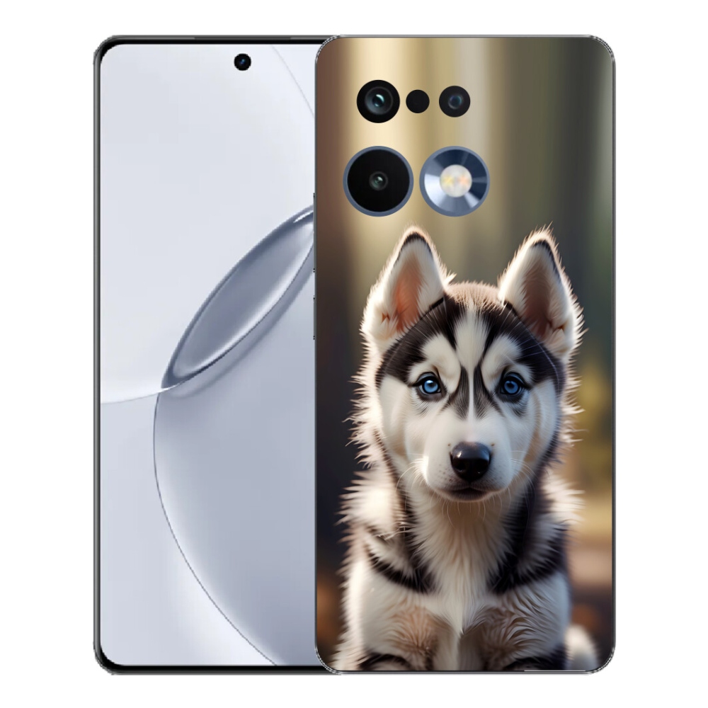mmCase géltok a Realme 16 Pro+ készülékhez – aranyos szibériai husky