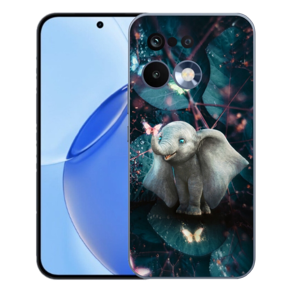 mmCase gél tok a Realme 16 Pro-hoz – aranyos elefánt