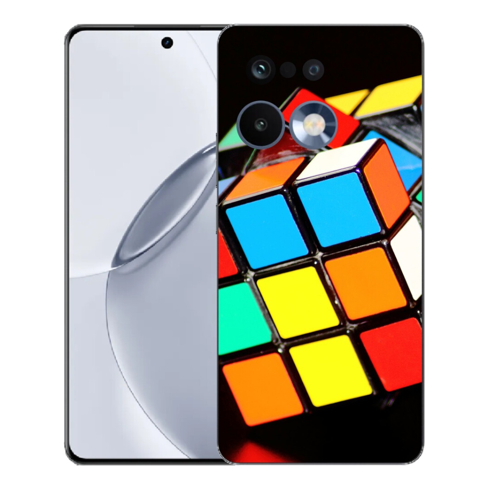 mmCase gélhuzat a Realme 16 Pro+ készülékhez – Rubik-kocka