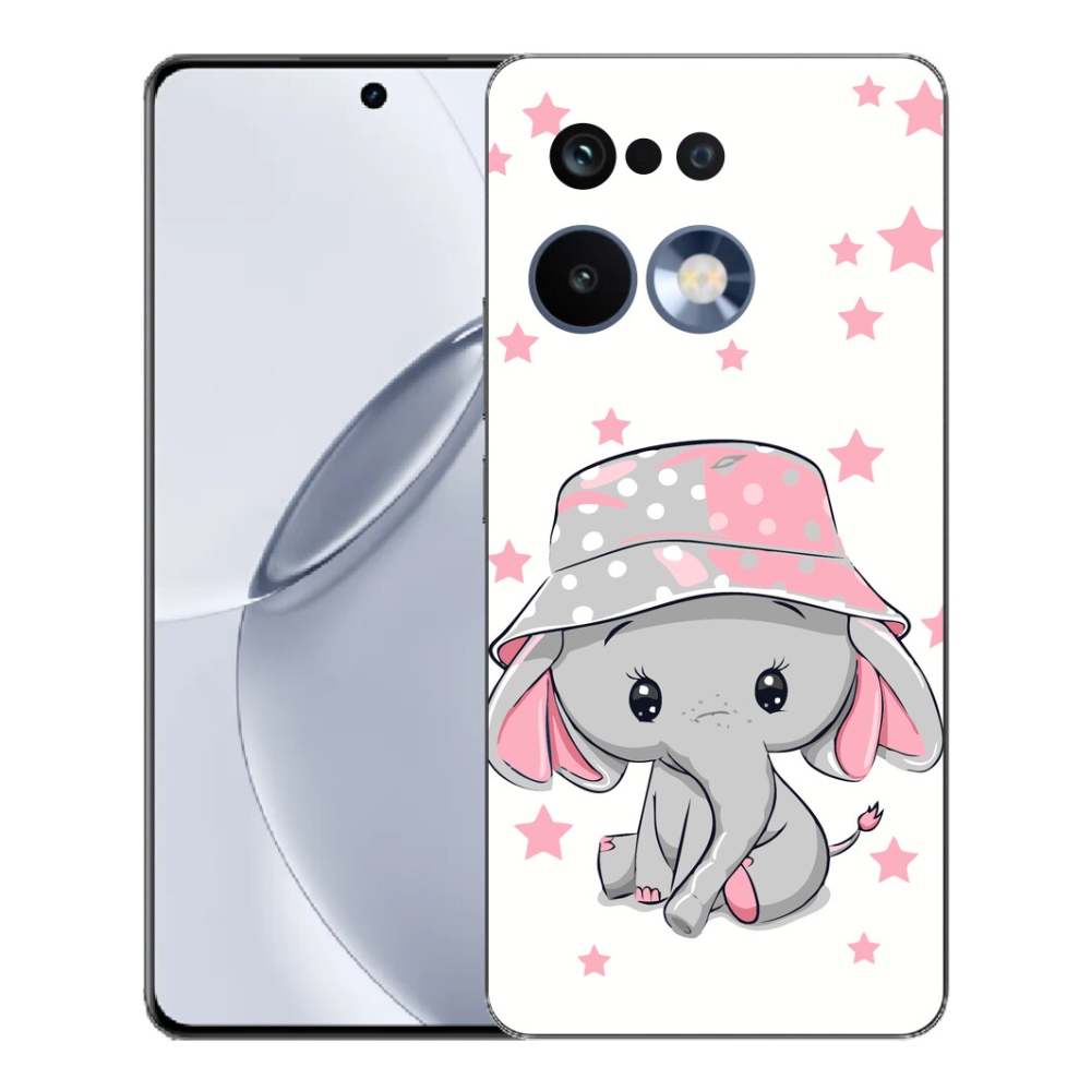 mmCase géltok a Realme 16 Pro+ készülékhez – rózsaszín elefánt