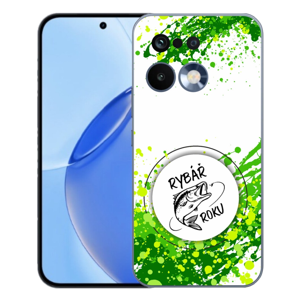 mmCase géltok a Realme 16 Pro-hoz – „Az év horgásza” fehér háttérrel