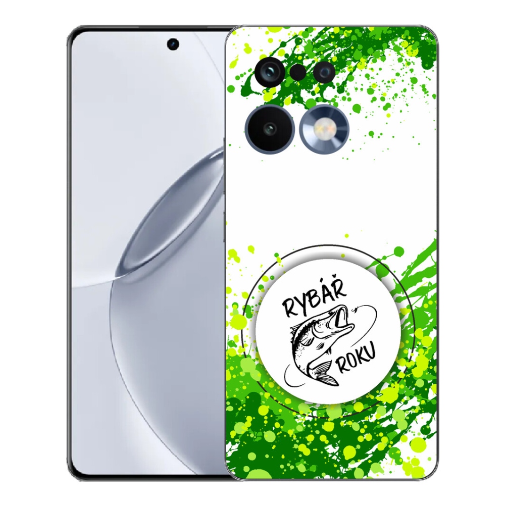 mmCase géltok a Realme 16 Pro+ készülékhez – „Az év horgásza” fehér háttérrel