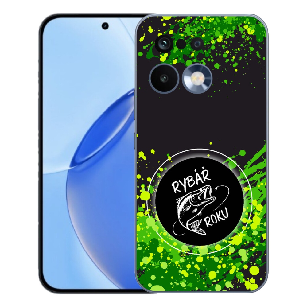 mmCase géltok a Realme 16 Pro-hoz – „Az év horgásza” fekete háttérrel