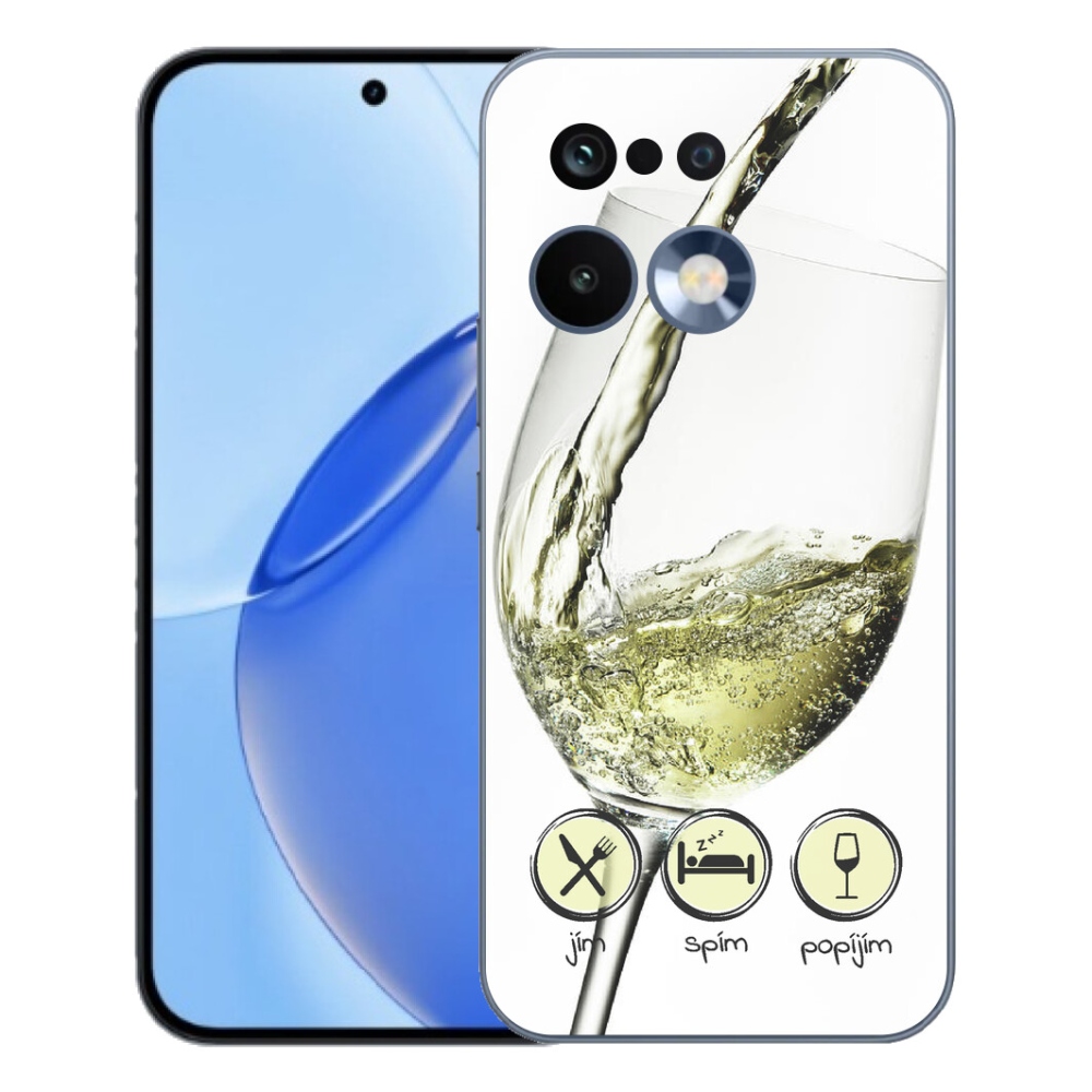 mmCase gél tok a Realme 16 Pro-hoz – fehérboros pohár