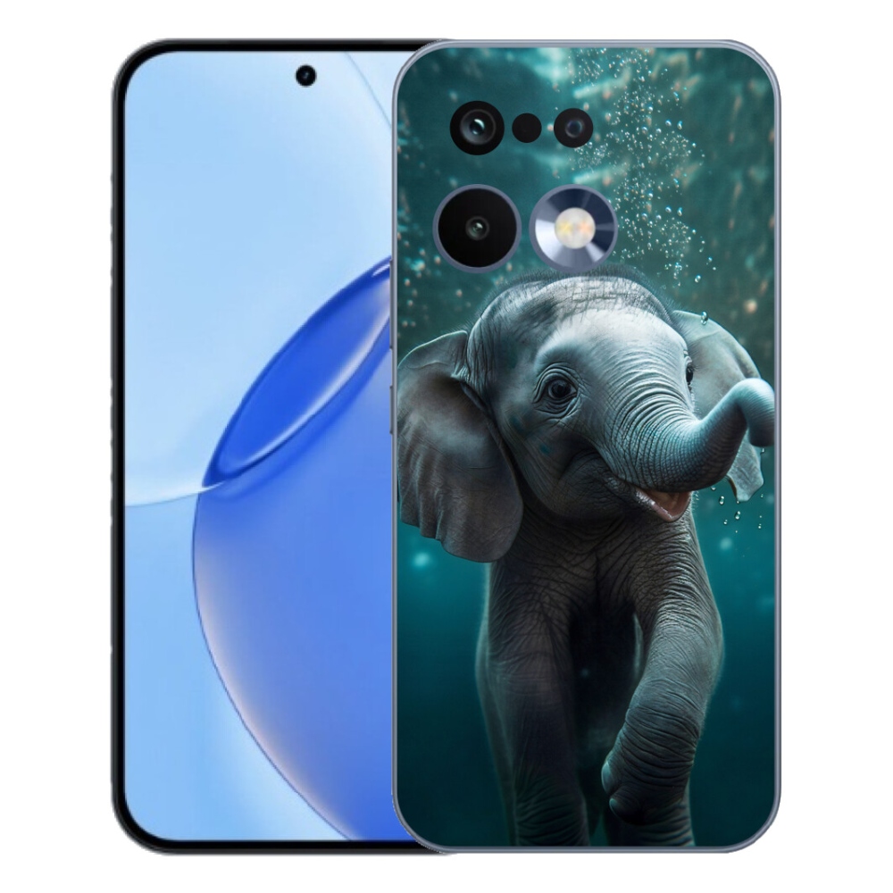 mmCase gélhuzat a Realme 16 Pro-hoz – víz alatti elefánt