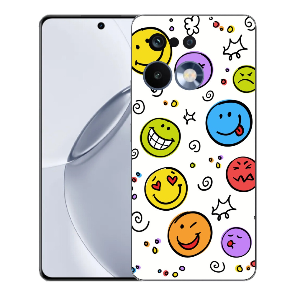 mmCase gél tok a Realme 16 Pro+ készülékhez – smiley-k