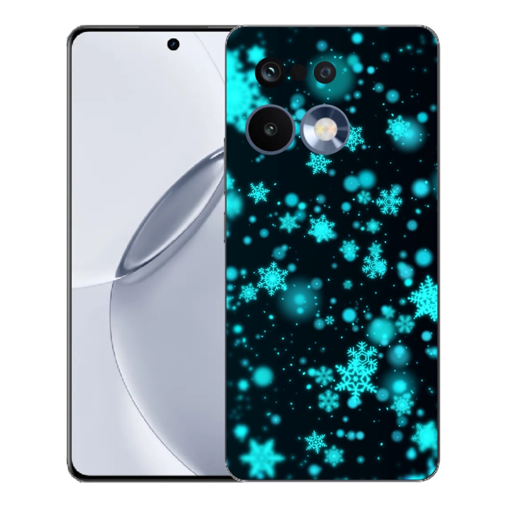 mmCase gél tok a Realme 16 Pro+ készülékhez – hópelyhek 1