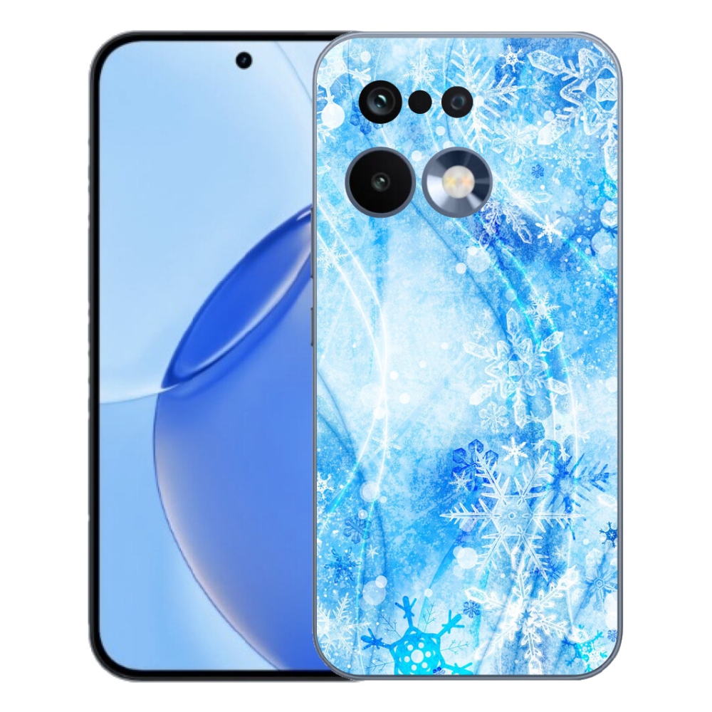 mmCase gél tok a Realme 16 Pro-hoz – hópelyhek