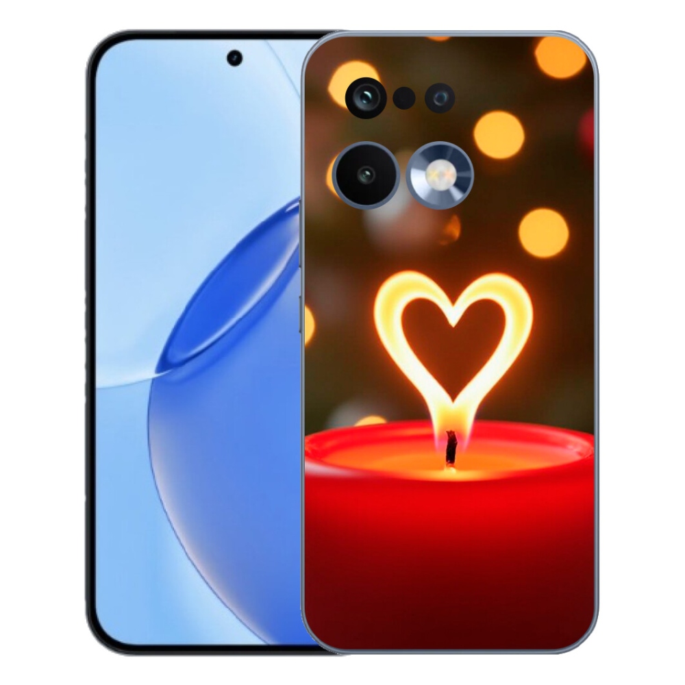 mmCase gél tok a Realme 16 Pro-hoz – lángoló szív
