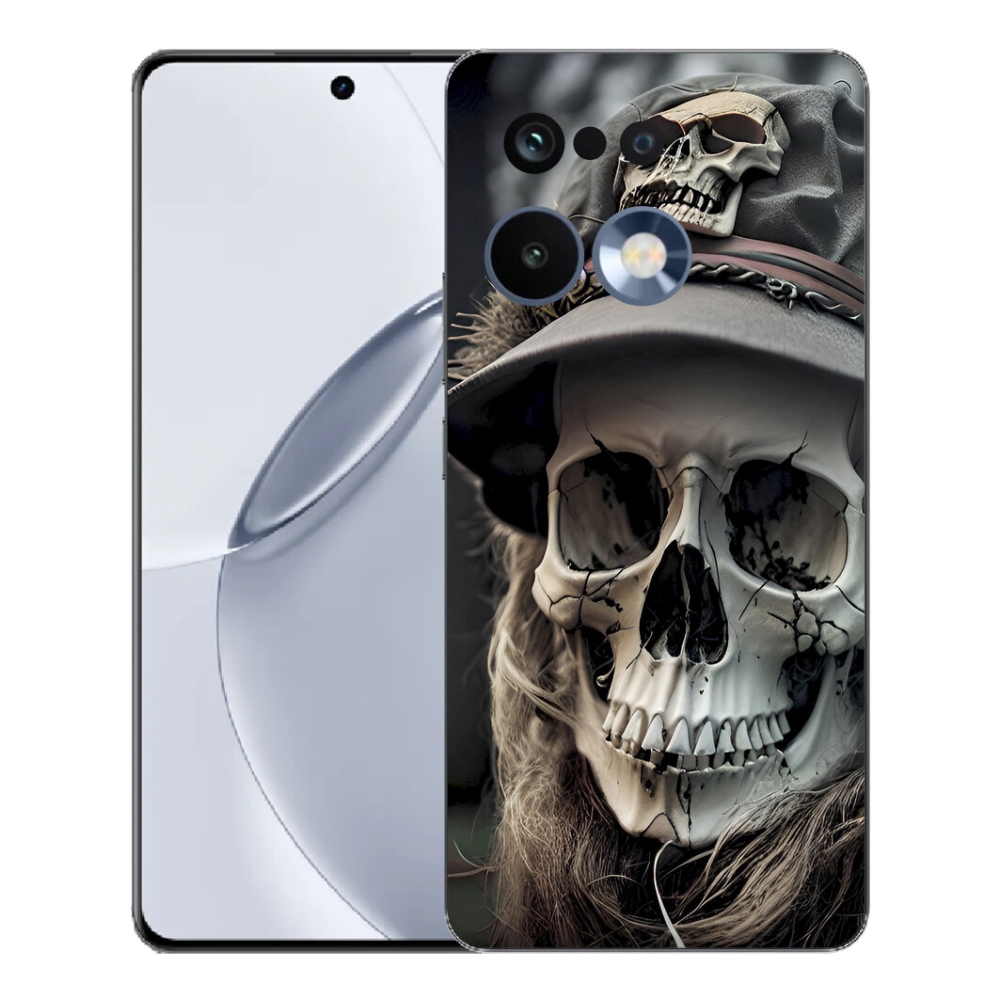 mmCase géltok a Realme 16 Pro+ készülékhez – sötét koponya