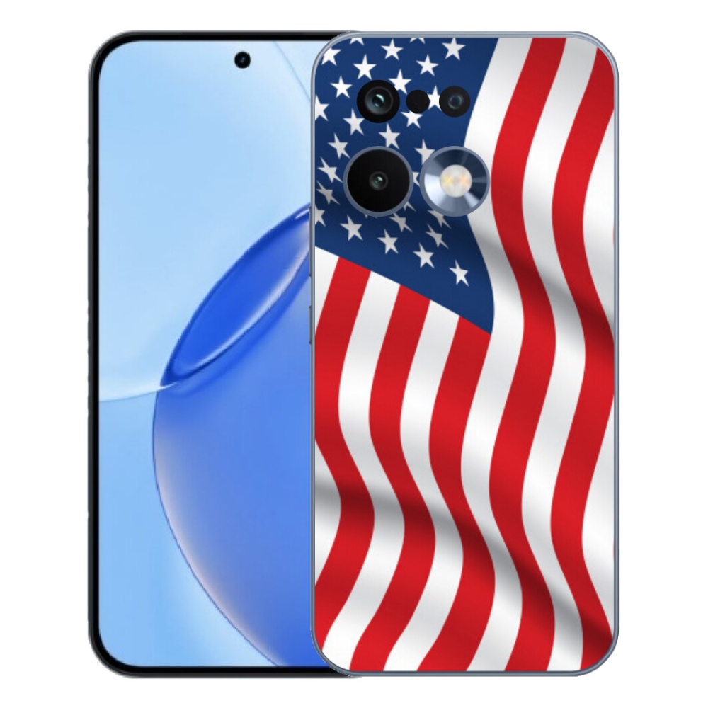 mmCase gélhuzat a Realme 16 Pro-hoz – amerikai zászló