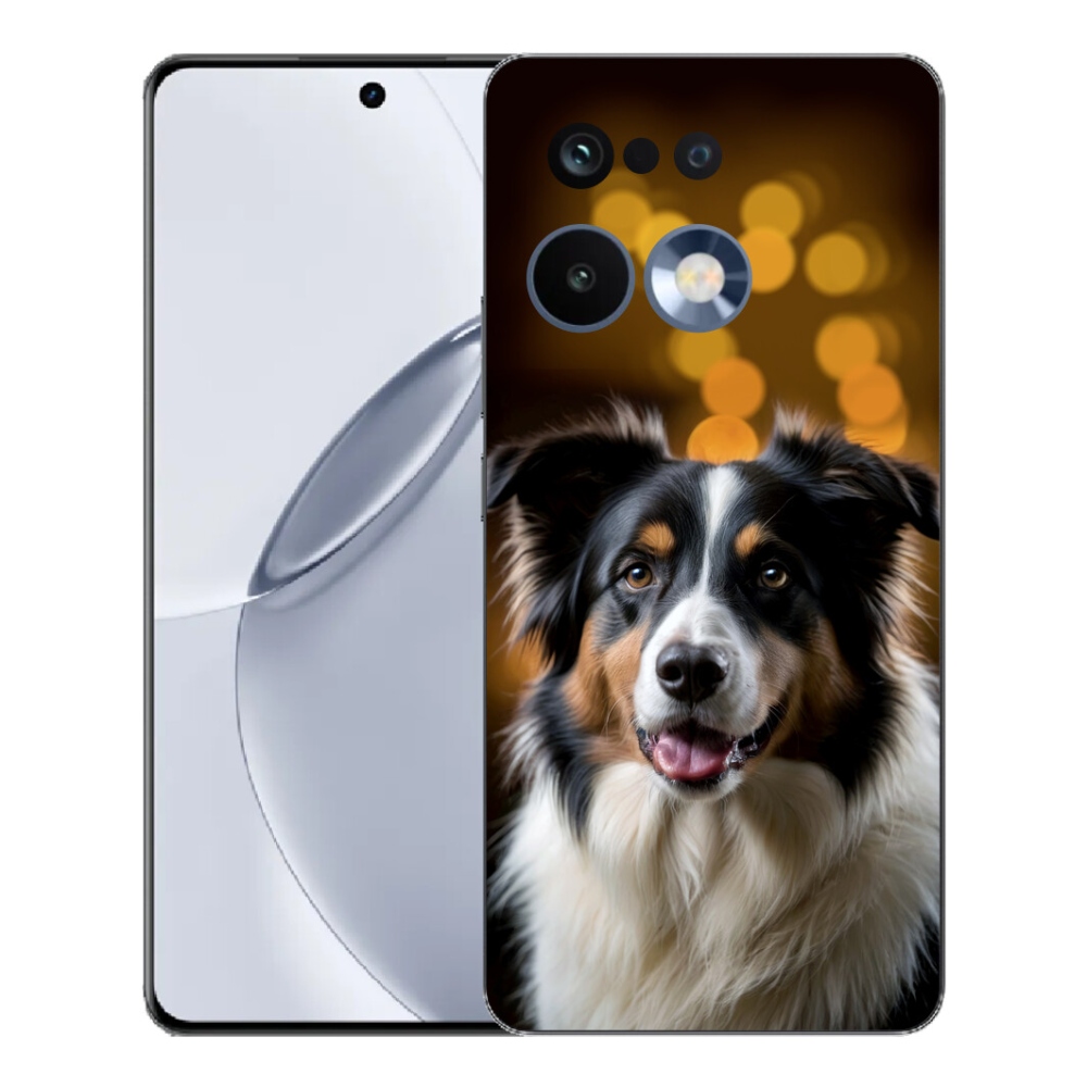 mmCase gél tok a Realme 16 Pro+ készülékhez – mosolygós ausztrál juhászkutya